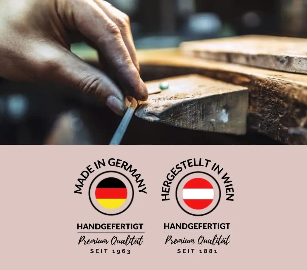 Ringe hangefertigt in Deutschland oder Österreich.
