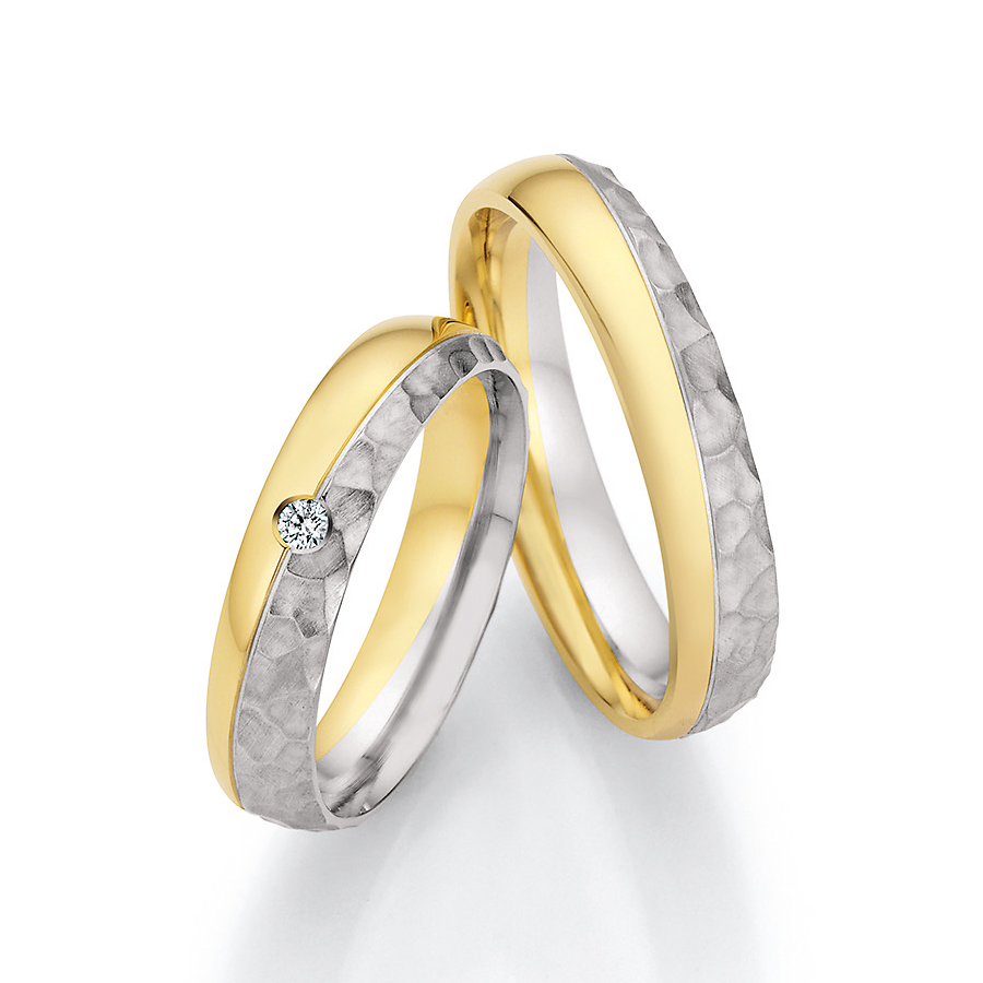 Trauringe Aus Gelbgold Platin Mit Diamanten Preiswert Kaufen 
