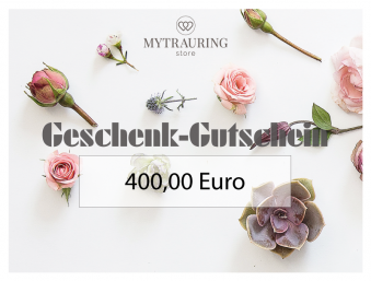 400 Euro Wertgutschein kaufen bei MYTRAURINGstore Voucher400