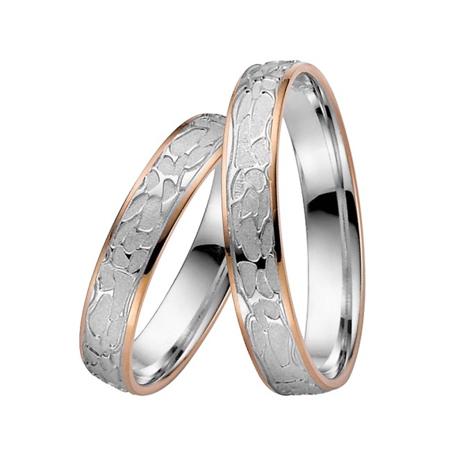 Eheringe Rosegold Trauringe Günstig ausgefräst Weißgold Ränder MyTrauring Rauschmayer 50677