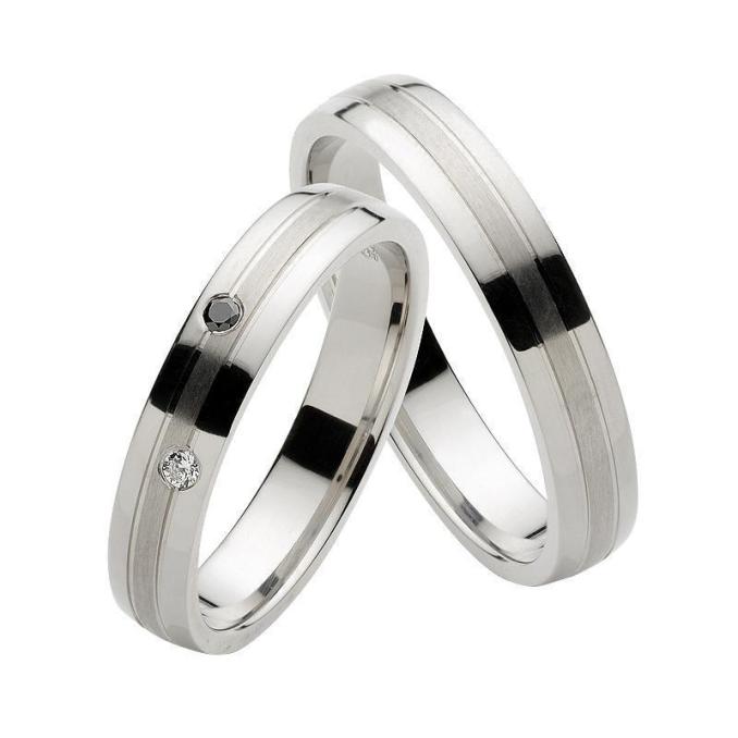 Silber 925 platiniert Eheringe Partnerringe Verlobungsringe 04843