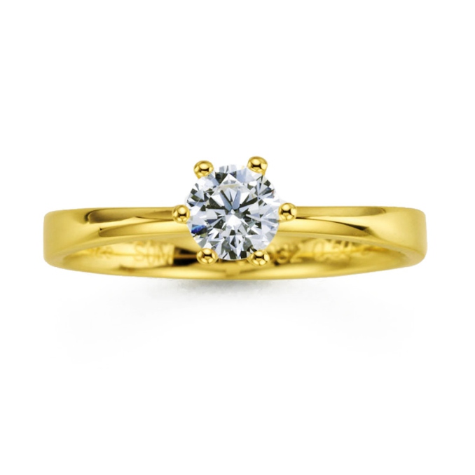 Gelbgoldring Trauringe Günstig Saint Maurice 41-87032