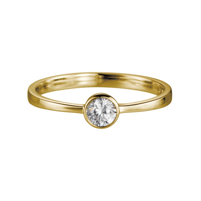 Diamantring Trauringe Günstig Saint Maurice Gelbgold 41-82152