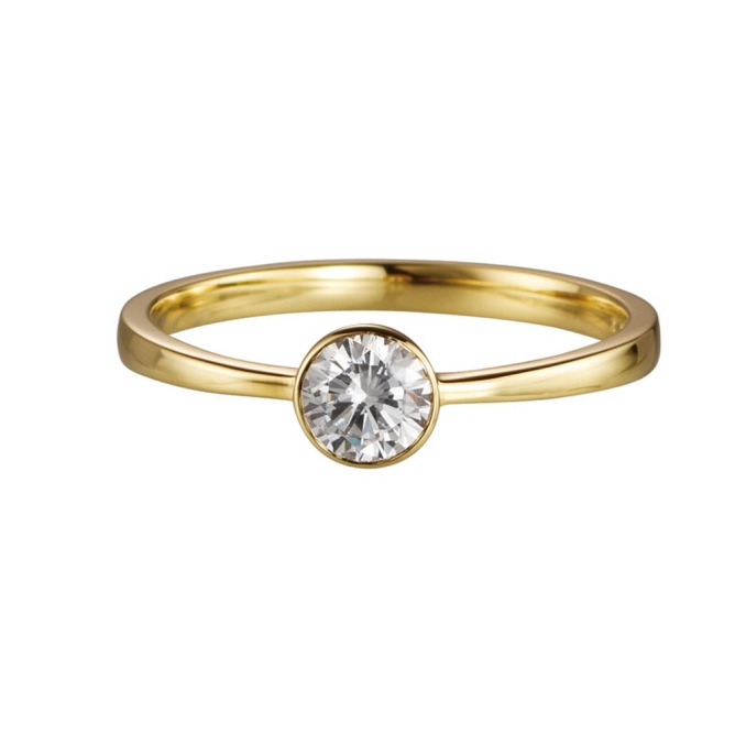 Gelbgoldringe Trauringe Günstig Saint Maurice Diamant 41-82151