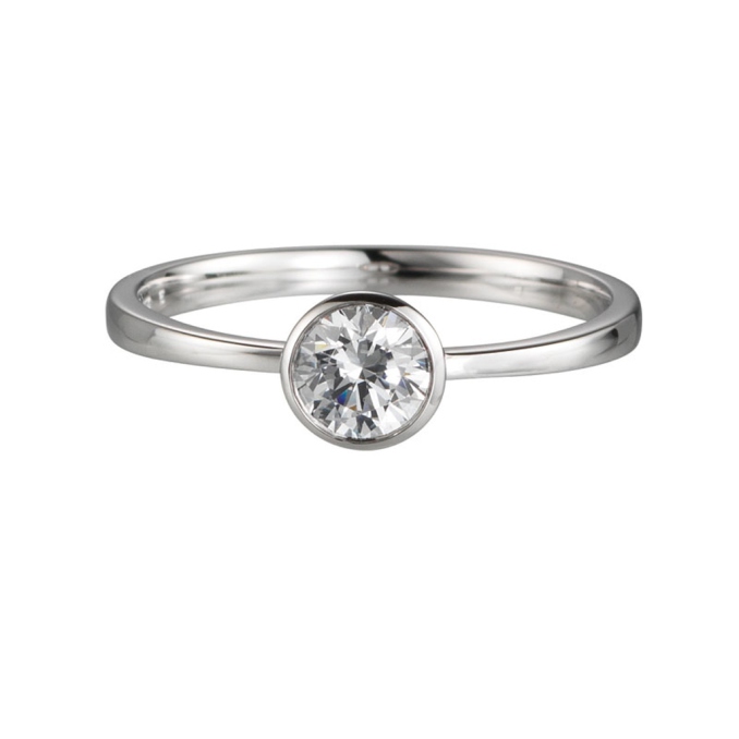 Saint Maurice Trauringe Günstig Diamantring Weißgold 41-82150