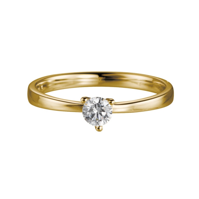 Gelbgold Diamantring zart Saint Maurice 41-82147