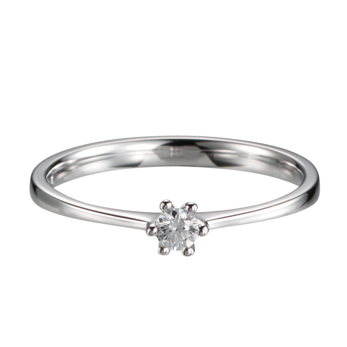 Trauringe Günstig Diamantring Saint Maurice Weißgold 41-82144