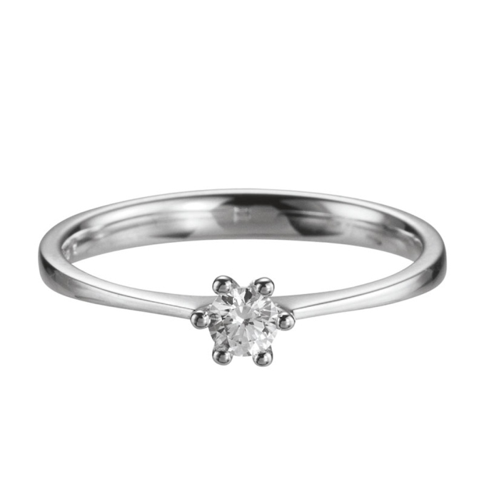 Trauringe Günstig Diamantring Saint Maurice Weißgold 41-82143