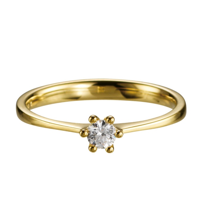 Verlobungsring Trauringe Günstig Diamantring Saint Maurice Gelbgold 41-82143