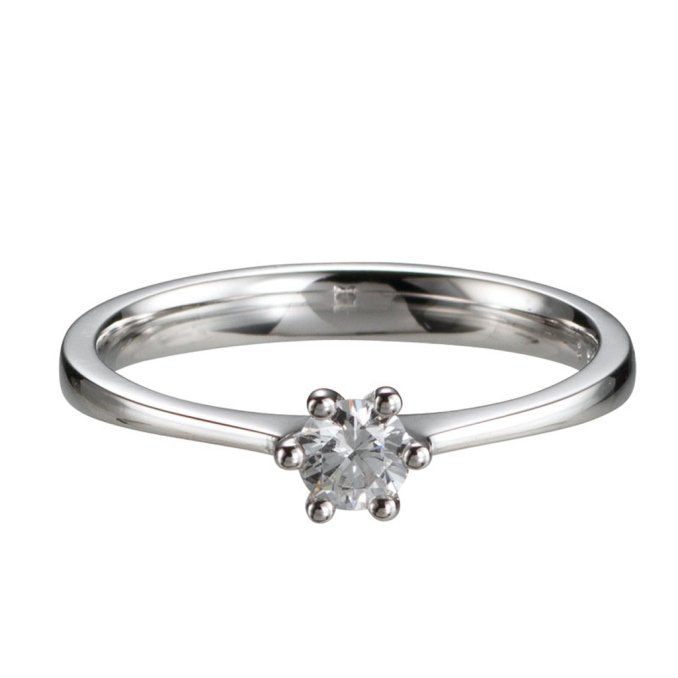 Trauringe Günstig Diamantring Saint Maurice Weißgold 41-82142
