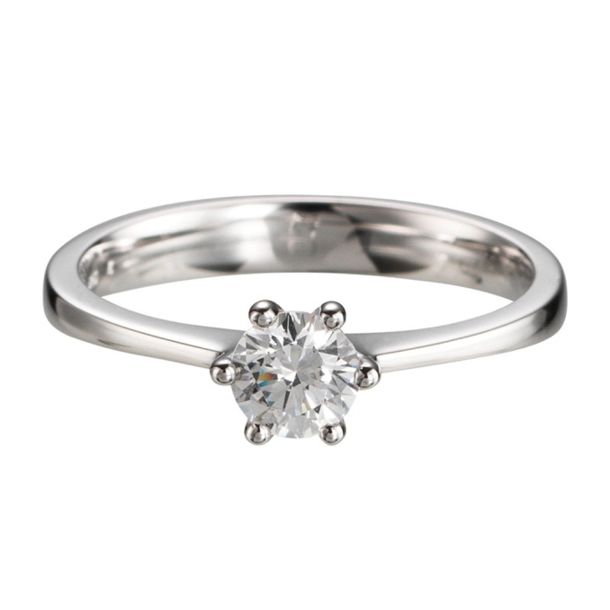 Diamantring Trauringe Günstig Saint Maurice Weißgold Poliert 41-82140