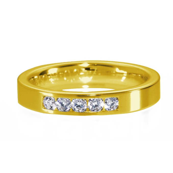 Memory Ring Trauringe Günstig Memoire Ring Gelbgold Saint Maurice 49-85073
