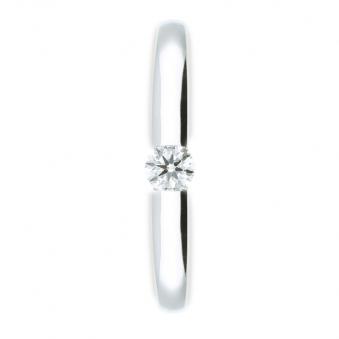 Eleganter Verlobungsring aus Platin mit strahlendem Diamanten 208092