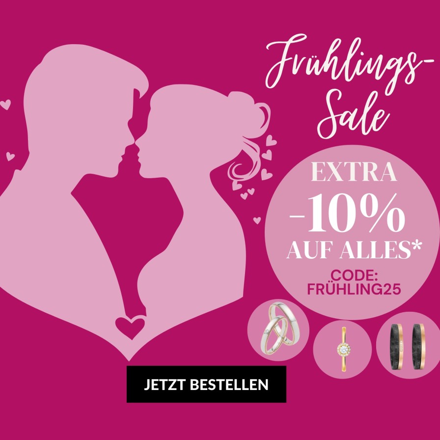 Trauringe & Eheringe im Sale - jetzt sparen!